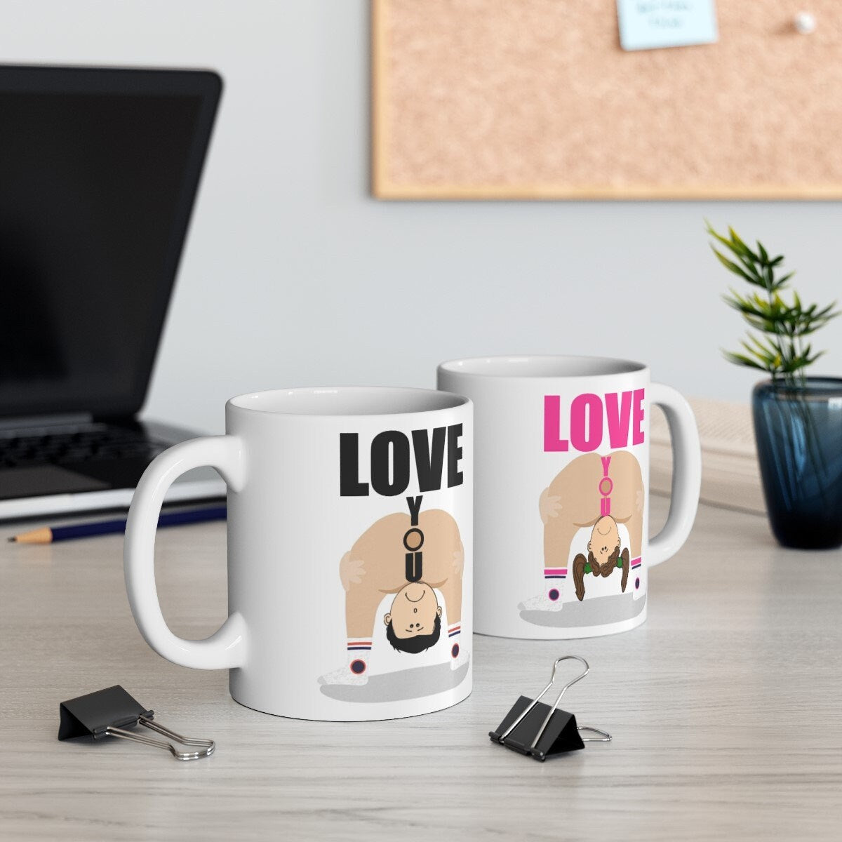 Man or Woman Love You Gift Mug - With Matching Coaster Option Wedding Anniversary Xmas Christmas Gift For Wife Husband Girlfriend Boyfriend