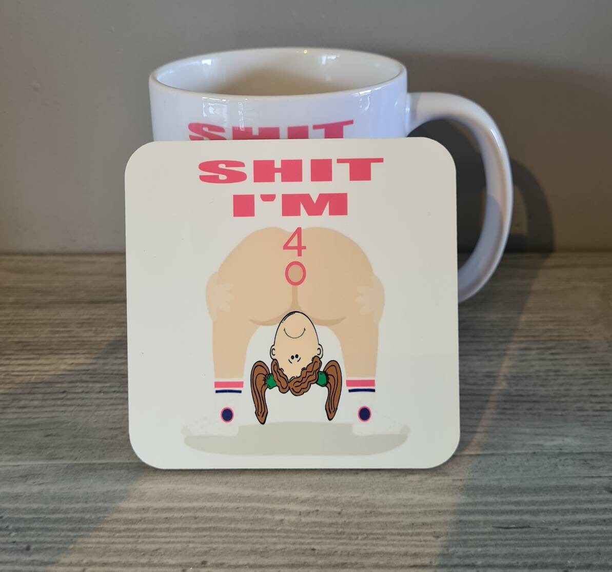 Man or Woman Birthday Gift Mug Personalised With Coaster 30th 40th 50th 60th 70th His Hers Women Gift Idea For Him Her Mum Dad Best Friend